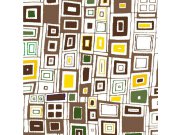 Fototapeta Hnědožluté čtverce L-412 | 220x220 cm Fototapety