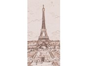 Fototapeta Paris paint brown S-302 Fototapety
