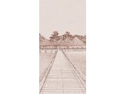 Fototapeta Molo sépiová malba S-309 | 110x220 cm Fototapety