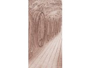 Fototapeta Sudy na víno sépiová barva S-315 | 110x220 cm Fototapety