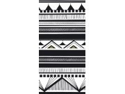 Fototapeta Černobílý vzor 2 2 S-409 | 110x220 cm Fototapety