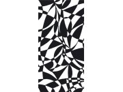 Fototapeta Černobílý abstrakt S-413 | 110x220 cm Fototapety