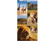Fototapeta Africká zvířata S-450 | 110x220 cm Fototapety