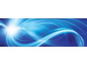 Fototapeta Modrý abstrakt M-209 | 330x110 cm Fototapety
