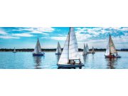 Fototapeta Plující regatta M-160 | 330x110 cm Fototapety