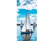 Fototapeta Plující Regata S-156 | 110x220 cm Fototapety