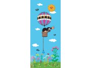 Fototapeta Krteček a balón FTNV-2918 | 90x202 cm Fototapety