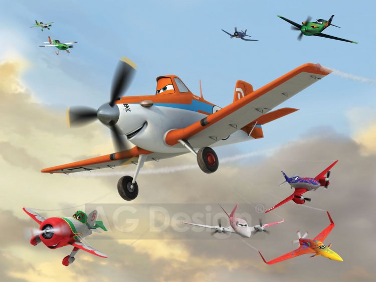 Fototapety skladem - Fototapeta AG Planes eskadra FTDS-2218 | 360x254 cm Fototapeta AG Planes eskadra FTDS-2218 | 360x254 cm - Fototapety skladem