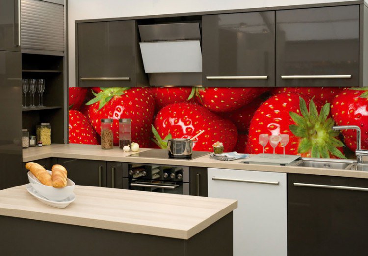 Fototapeta na kuchyňskou linku Jahody KI-260-025 - Fototapety