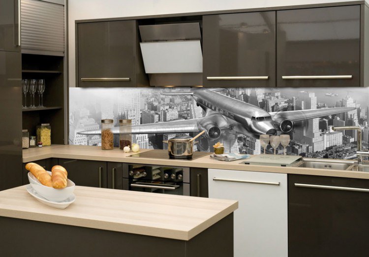 Fototapety - Fototapeta na kuchyňskou linku Letadlo KI-260-039 Fototapeta na kuchyňskou linku Letadlo KI-260-039 - Fototapety