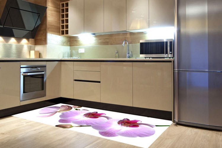 Samolepicí Fototapeta na podlahu Orchidej FL-85-015 - Fototapety