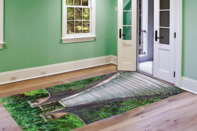 Samolepicí Fototapeta na podlahu Most FL-85-018 - Fototapety