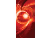 Fototapeta Červená abstrakt S-198 | 110x220 cm Fototapety