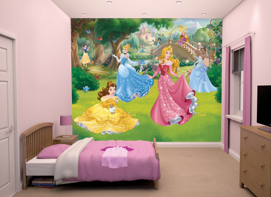 3D Fototapeta Walltastic Disney Princezny 43800 | 305x244 cm