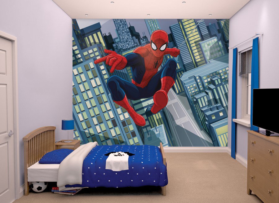 3D Fototapeta Walltastic Spiderman 43824 | 305x244 cm