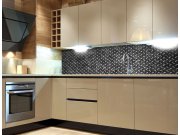 Samolepicí Fototapeta do kuchyně Metal Platform KI-180-068 Fototapety