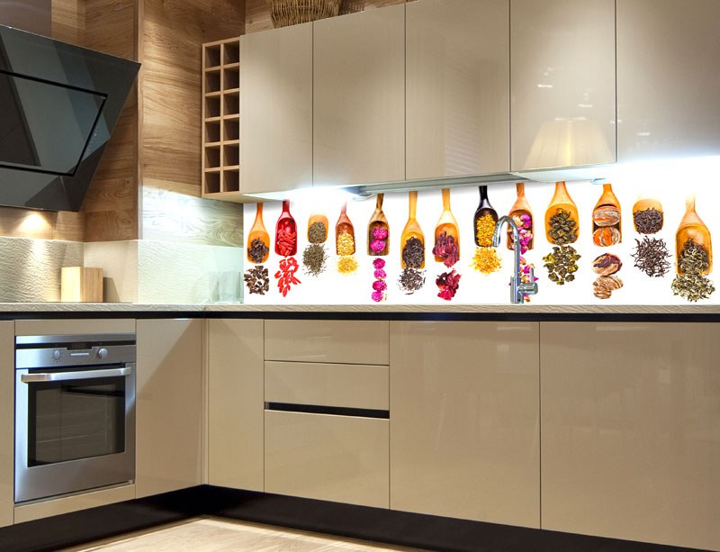 Fototapeta do kuchyně Lopatky s bylinkami KI-260-076 - Fototapety