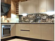 Samolepicí Fototapeta do kuchyně Typeset KI-180-077 Fototapety