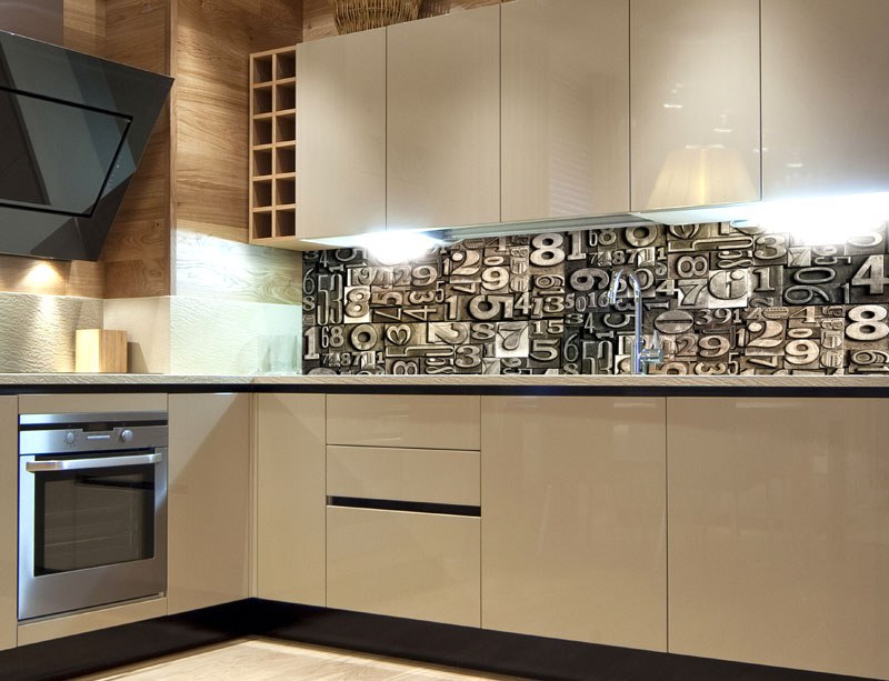 Fototapeta do kuchyně Číslice KI-260-077 - Fototapety