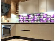 Samolepicí Fototapeta do kuchyně Metal Tiles KI-180-078 Fototapety