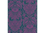 Tapeta Etro ornamenty fialovo zelené 517644 Rasch