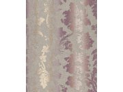 Tapeta Etro ornamenty šedo fialová 517859 | lepidlo zdarma Rasch