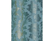 Tapeta Etro ornamenty modro béžová 517835 | lepidlo zdarma Rasch