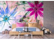 Fototapeta AG Siluety z květin FTNXXL-2492 | 360x270 cm Fototapety