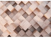 Fototapeta AG Abstrakce dřevěné kostky FTNXXL-2496 | 360x270 cm Fototapety