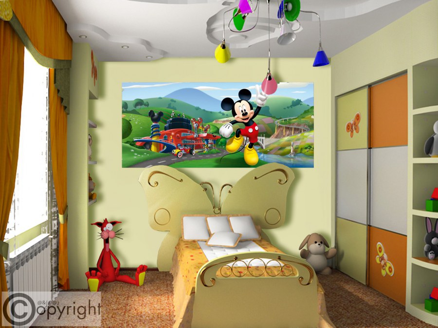 Fototapeta Mickey Mouse FTDNH-5375 | 202x90 cm