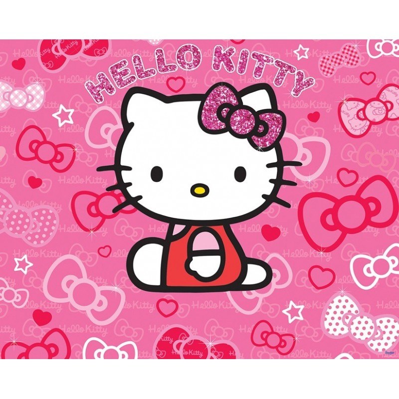 3D Fototapeta Walltastic Hello Kitty 41271 | 305x244 cm