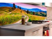 Samolepicí Fototapeta do kuchyně - Příroda s červánky KI-180-082 | 180x60 cm Fototapety