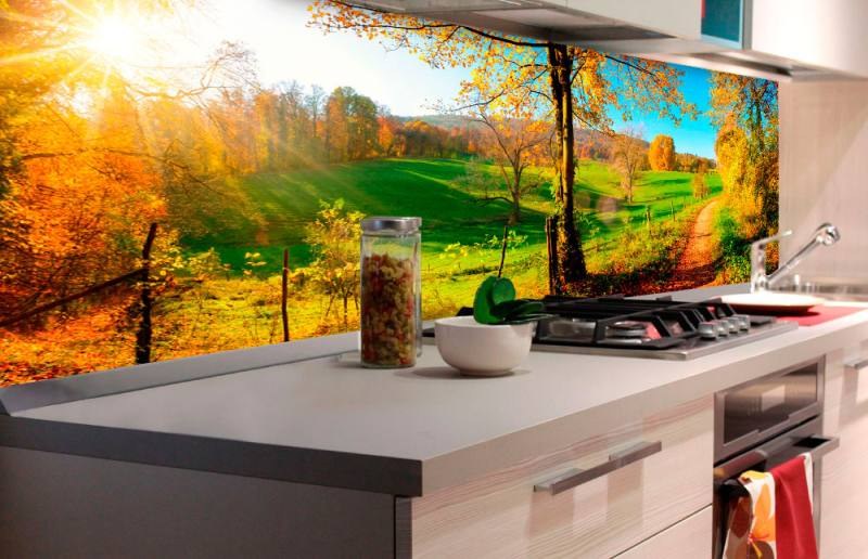 Samolepicí Fototapeta do kuchyně - Louka KI-180-083 | 180x60 cm Samolepicí Fototapeta do kuchyně - Louka KI-180-083 | 180x60 cm