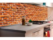 Samolepicí Fototapeta do kuchyně - Stará cihla KI-180-087 | 180x60 cm Fototapety