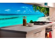 Samolepicí Fototapeta do kuchyně - Pláž v ráji KI-180-091 | 180x60 cm Fototapety