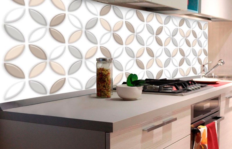 Samolepicí Fototapeta do kuchyně - Hnědé okvětní lístky KI-180-099 | 180x60 cm - Fototapety