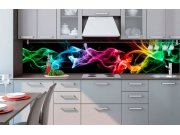 Samolepicí Fototapeta do kuchyně - Černý kouř KI-260-081 | 260x60 cm Fototapety