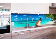 Samolepicí Fototapeta do kuchyně - Pláž v ráji KI-260-091 | 260x60 cm Fototapety