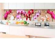 Samolepicí Fototapeta do kuchyně - Orchidej KI-350-026 | 350x60 cm Fototapety