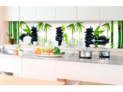 Samolepicí Fototapeta do kuchyně - Kameny Zen KI-350-032 | 350x60 cm Fototapety