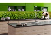 Samolepicí Fototapeta do kuchyně - fotbalový míč KI-350-038 | 350x60 cm Fototapety