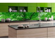 Samolepicí Fototapeta do kuchyně - Koruny stromů KI-350-046 | 350x60 cm Fototapety