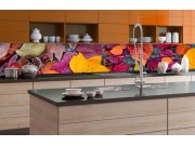 Samolepicí Fototapeta do kuchyně - Podzimní listí KI-350-047 | 350x60 cm Fototapety