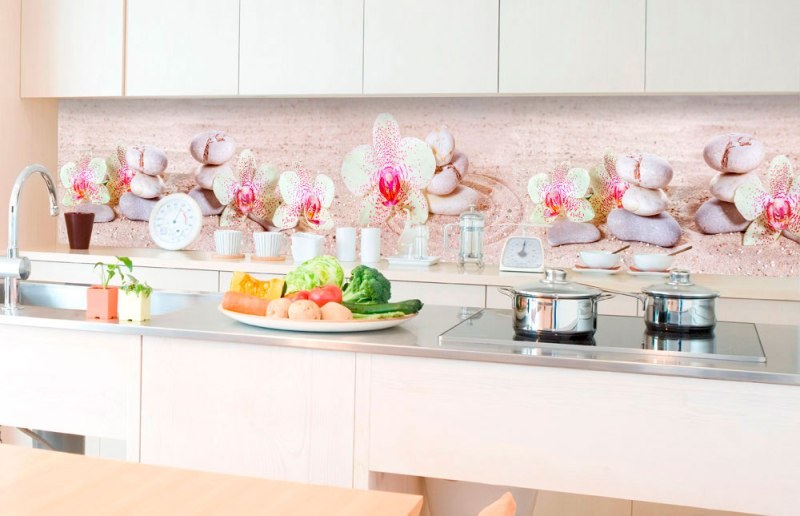 Samolepicí Fototapeta do kuchyně - Zahrada Zen KI-350-057 | 350x60 cm Samolepicí Fototapeta do kuchyně - Zahrada Zen KI-350-057 | 350x60 cm