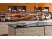 Samolepicí Fototapeta do kuchyně - Kůra stromu KI-350-062 | 350x60 cm Fototapety