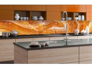 Samolepicí Fototapeta do kuchyně - Achát KI-350-066 | 350x60 cm Fototapety