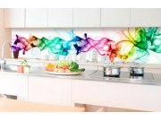 Samolepicí Fototapeta do kuchyně - Barevný kouř KI-350-073 | 350x60 cm Fototapety