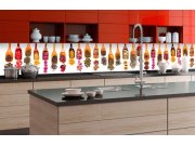 Samolepicí Fototapeta do kuchyně - Lopatky s bylinkami KI-350-076 | 350x60 cm Fototapety