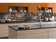 Samolepicí Fototapeta do kuchyně - Číslice KI-350-077 | 350x60 cm Fototapety