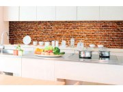 Samolepicí Fototapeta do kuchyně - Stará cihla KI-350-087 | 350x60 cm Fototapety